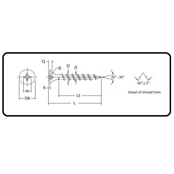 Dry Wall Screw - Fasteners - Fastener Manufacturer in India